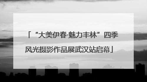 “大美伊春·魅力丰林”四季风光摄影作品展武汉站启幕