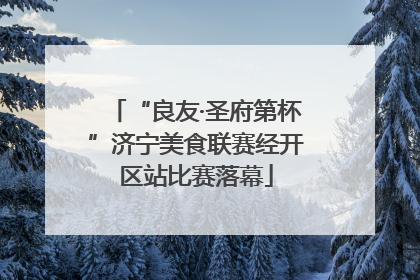 “良友·圣府第杯”济宁美食联赛经开区站比赛落幕