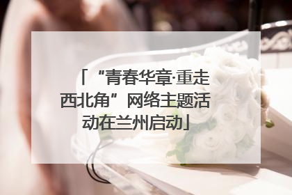 “青春华章·重走西北角”网络主题活动在兰州启动