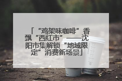 “鸡架味咖啡”香飘“西红市”——沈阳市集解锁“地域限定”消费新场景