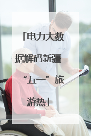 电力大数据解码新疆“五一”旅游热