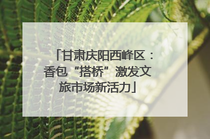 甘肃庆阳西峰区：香包“搭桥”激发文旅市场新活力