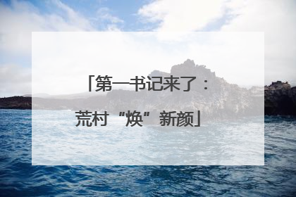 第一书记来了：荒村“焕”新颜