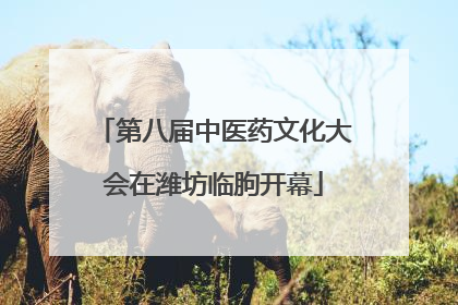 第八届中医药文化大会在潍坊临朐开幕