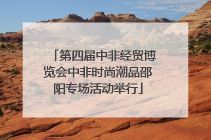 第四届中非经贸博览会中非时尚潮品邵阳专场活动举行