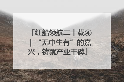 红船领航二十载④｜“无中生有”的嘉兴，铸就产业丰碑