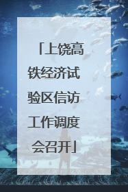 上饶高铁经济试验区信访工作调度会召开