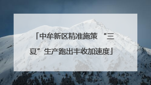 中牟新区精准施策 “三夏”生产跑出丰收加速度