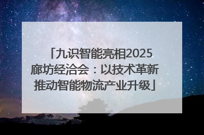 九识智能亮相2025廊坊经洽会：以技术革新推动智能物流产业升级