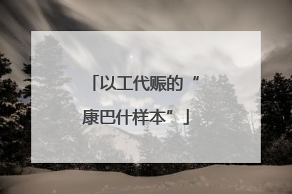 以工代赈的“康巴什样本”