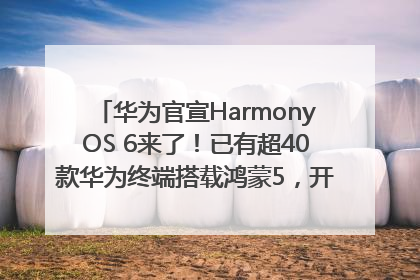 华为官宣HarmonyOS 6来了！已有超40款华为终端搭载鸿蒙5，开发者突破800万