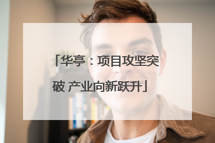 华亭：项目攻坚突破 产业向新跃升