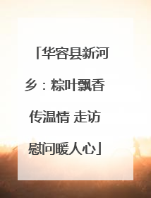 华容县新河乡：粽叶飘香传温情 走访慰问暖人心