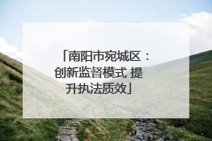 南阳市宛城区：创新监督模式 提升执法质效