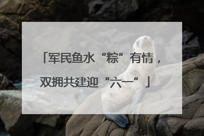 军民鱼水“粽”有情，双拥共建迎“六一”