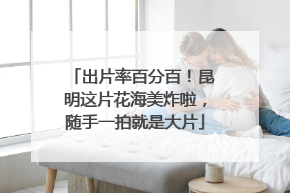 出片率百分百！昆明这片花海美炸啦，随手一拍就是大片