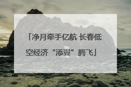 净月牵手亿航 长春低空经济“添翼”腾飞