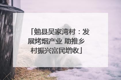 勉县吴家湾村：发展烤烟产业 助推乡村振兴富民增收