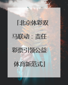 北京体彩双马联动：责任彩票引领公益体育新范式