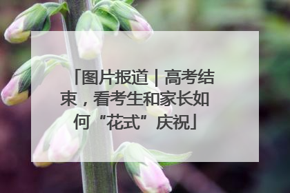 图片报道｜高考结束，看考生和家长如何“花式”庆祝