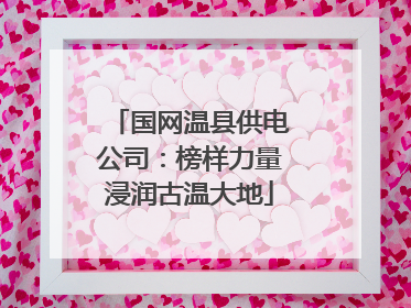 国网温县供电公司：榜样力量浸润古温大地