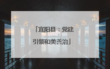 宜阳县：党建引领和美善治