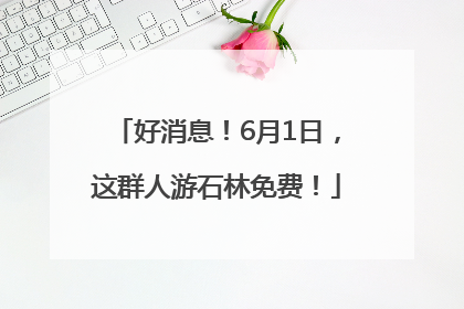 好消息！6月1日，这群人游石林免费！