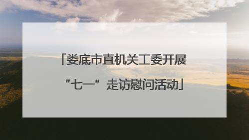 娄底市直机关工委开展“七一”走访慰问活动