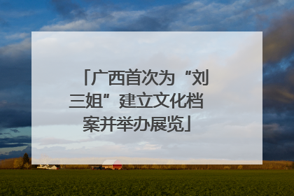 广西首次为“刘三姐”建立文化档案并举办展览