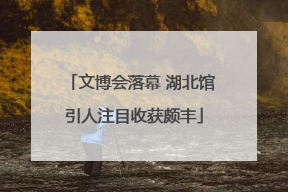 文博会落幕 湖北馆引人注目收获颇丰