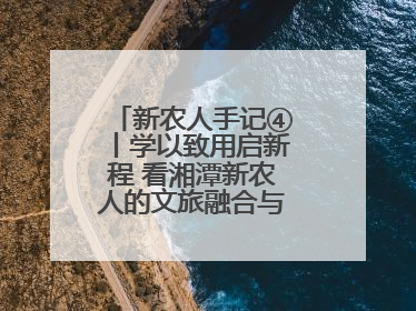 新农人手记④丨学以致用启新程 看湘潭新农人的文旅融合与产业升级之路