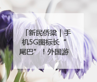 新民侨梁｜手机5G图标长“尾巴”！外国游客实测网速后惊呼……