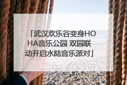 武汉欢乐谷变身HOHA音乐公园 双园联动开启水陆音乐派对