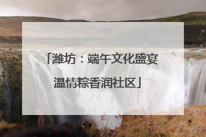 潍坊：端午文化盛宴 温情粽香润社区