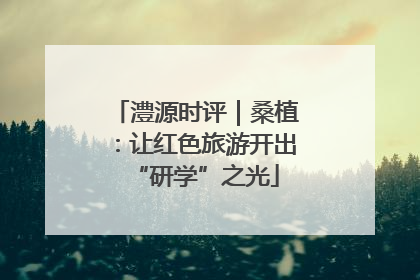 澧源时评｜桑植：让红色旅游开出“研学”之光