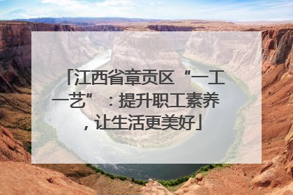 江西省章贡区“一工一艺”：提升职工素养，让生活更美好