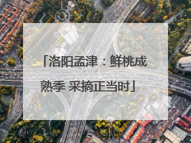 洛阳孟津：鲜桃成熟季 采摘正当时