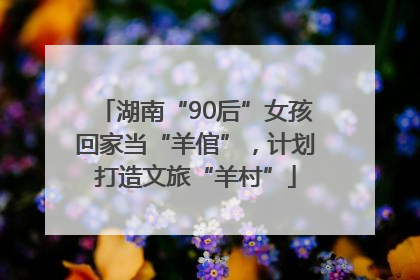 湖南“90后”女孩回家当“羊倌”，计划打造文旅“羊村”