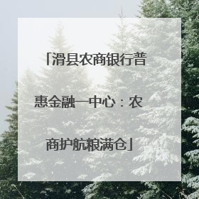 滑县农商银行普惠金融一中心：农商护航粮满仓