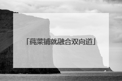 莼菜铺就融合双向道