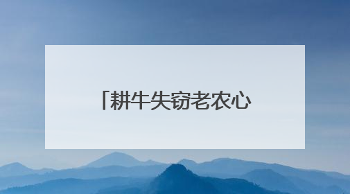 耕牛失窃老农心急如焚 民警锲而不舍追回耕牛