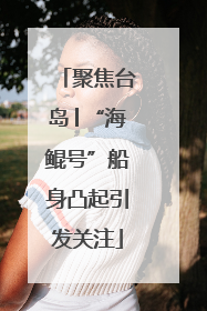 聚焦台岛│“海鲲号”船身凸起引发关注