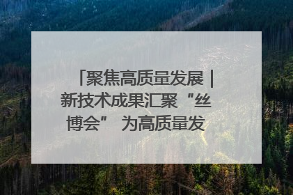 聚焦高质量发展｜新技术成果汇聚“丝博会” 为高质量发展注入新动能