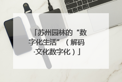 苏州园林的“数字化生活”（解码·文化数字化）