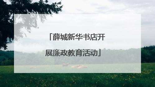 薛城新华书店开展廉政教育活动