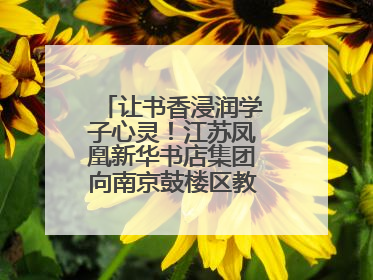 让书香浸润学子心灵！江苏凤凰新华书店集团向南京鼓楼区教育局捐赠图书