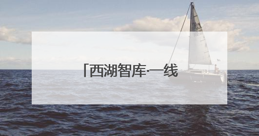 西湖智库·一线潮丨明文彪：创新雨林的制度密码