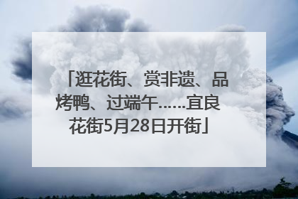 逛花街、赏非遗、品烤鸭、过端午……宜良花街5月28日开街