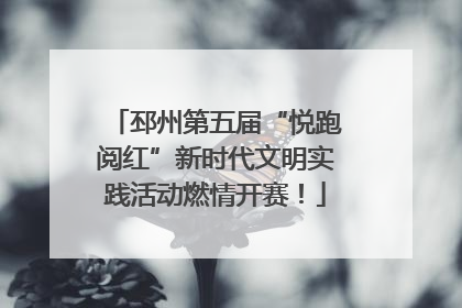 邳州第五届“悦跑阅红”新时代文明实践活动燃情开赛！