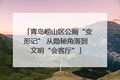 青岛崂山区公厕“变形记” 从隐秘角落到文明“会客厅”